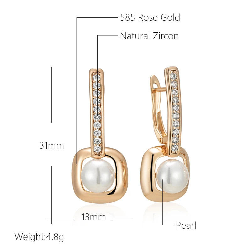 Brinco Elegante De Pérola