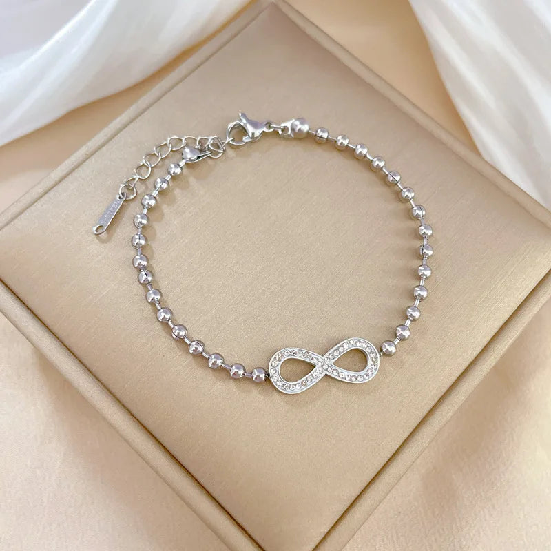 Pulseira Infinito Cravejado