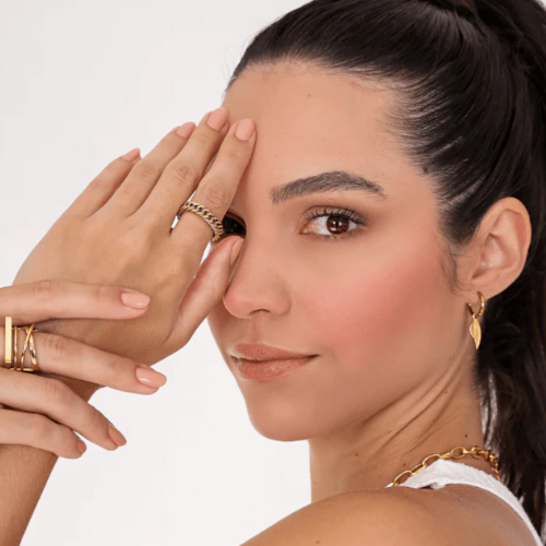 Brincos de Asa de Anjo Banhado a Ouro 18K