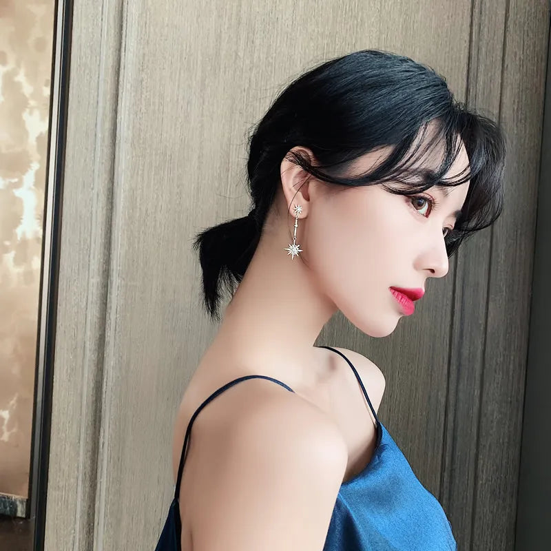 Brinco Estrelas Cravejadas