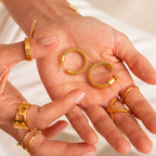 Brincos de Argola de Malha Banhado a Ouro 18k