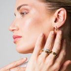 Brinco Mini Argola Banhado em Ouro 18K