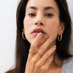 Brinco de Alça Banhado a Ouro 18K