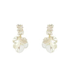 Brinco Flor Pérolada