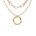 Colar Vintage Em Camadas