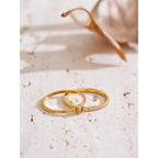 Anel Duplo Cravejado