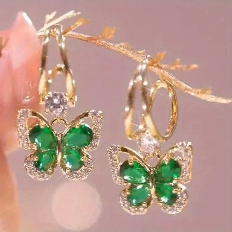 Brinco De Borboleta Vintage