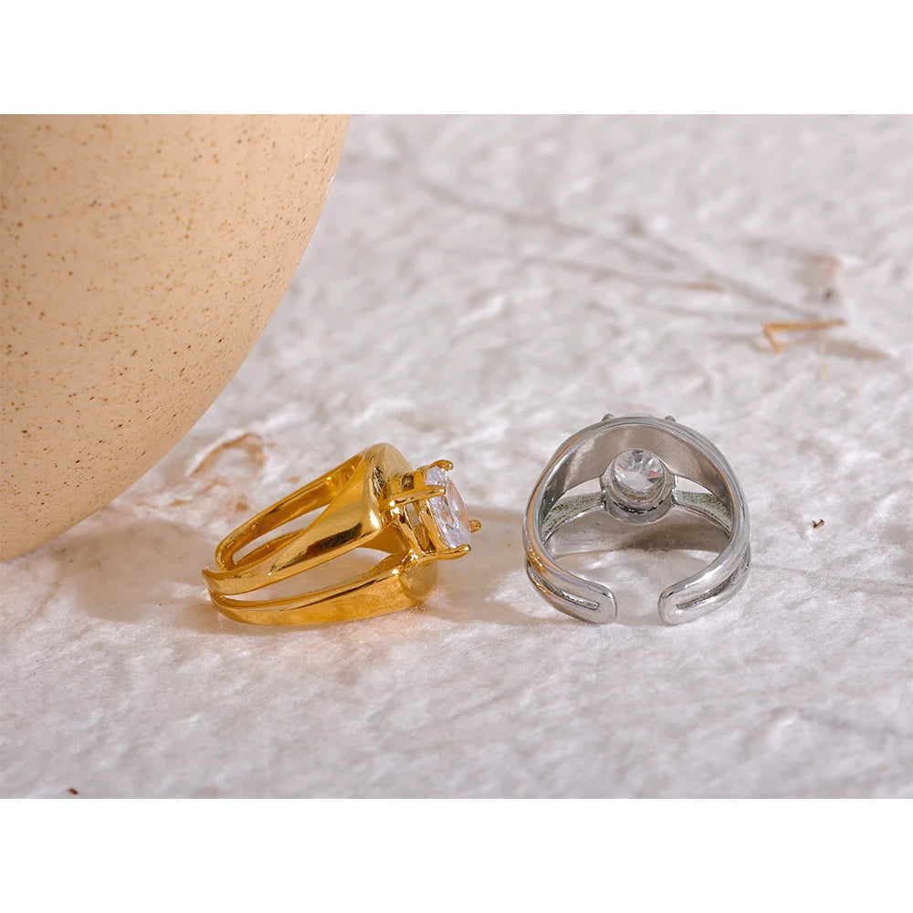 Anél Radiante Delicado