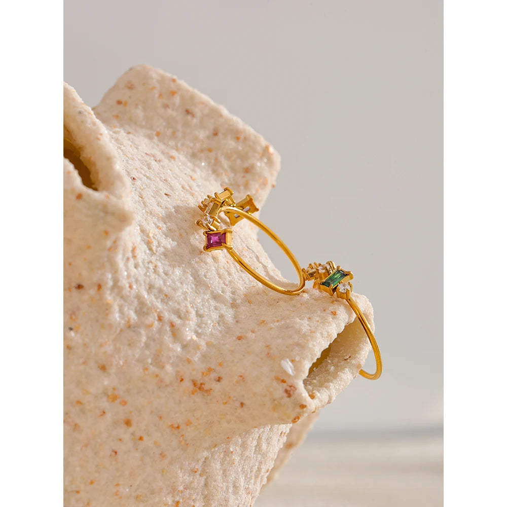 Anel Cristal Elegante