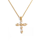 Colar Cruz Zircônia de Luxo