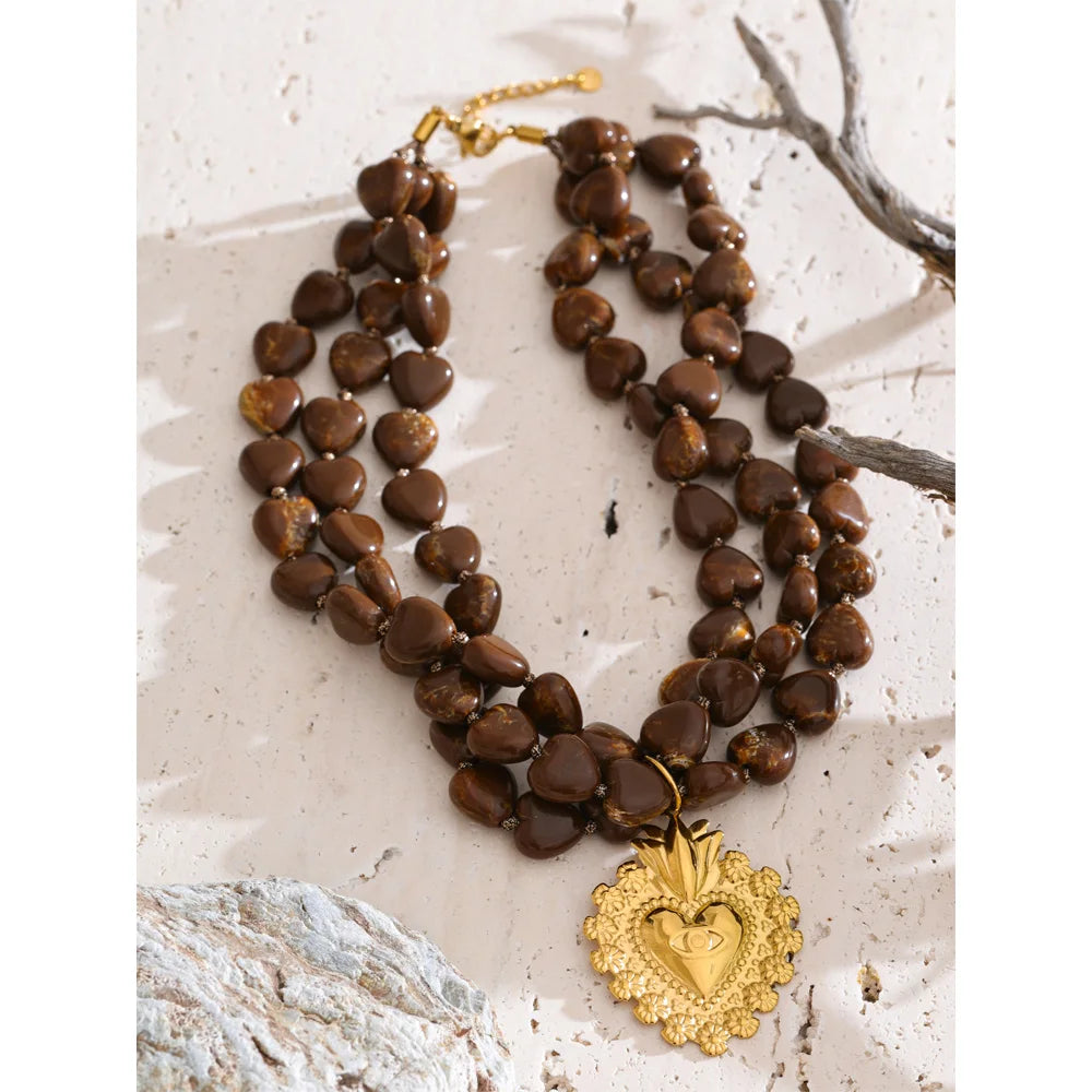 Colar horizonte Carmesim