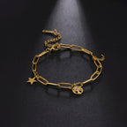 Tornozeleira Estrela e Lua