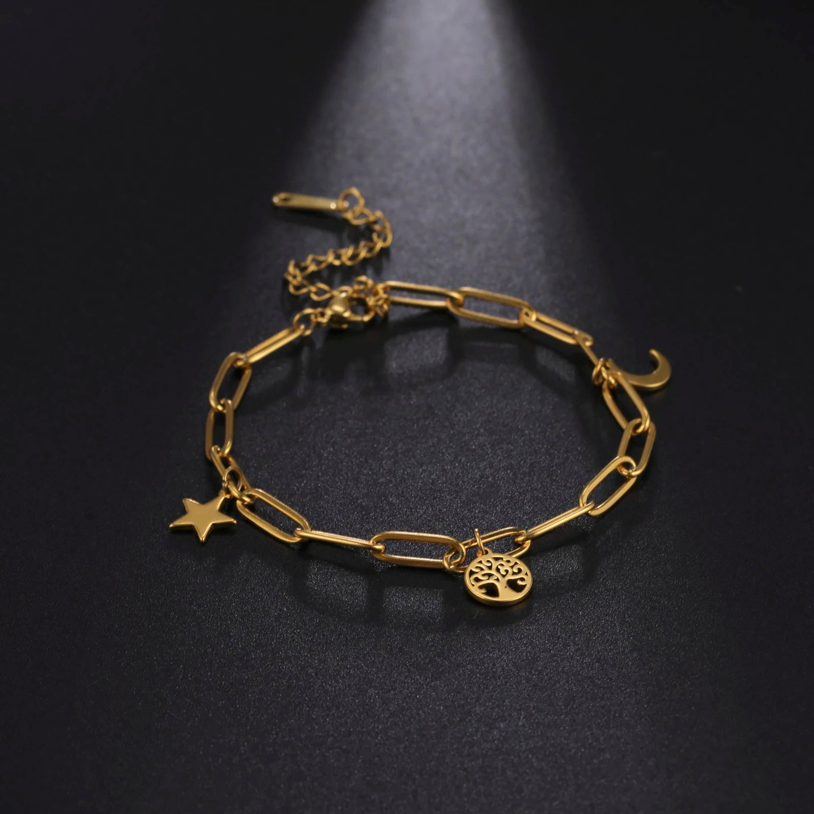 Tornozeleira Estrela e Lua