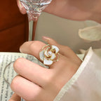 Anél Flor De Pérola