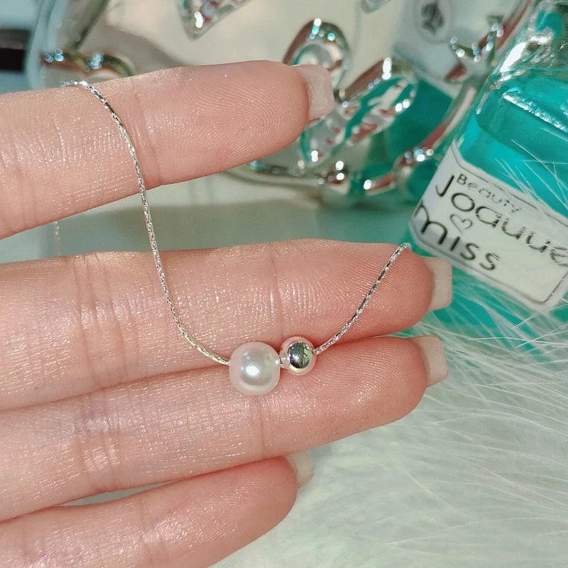 Colar Minimalista De Pérola