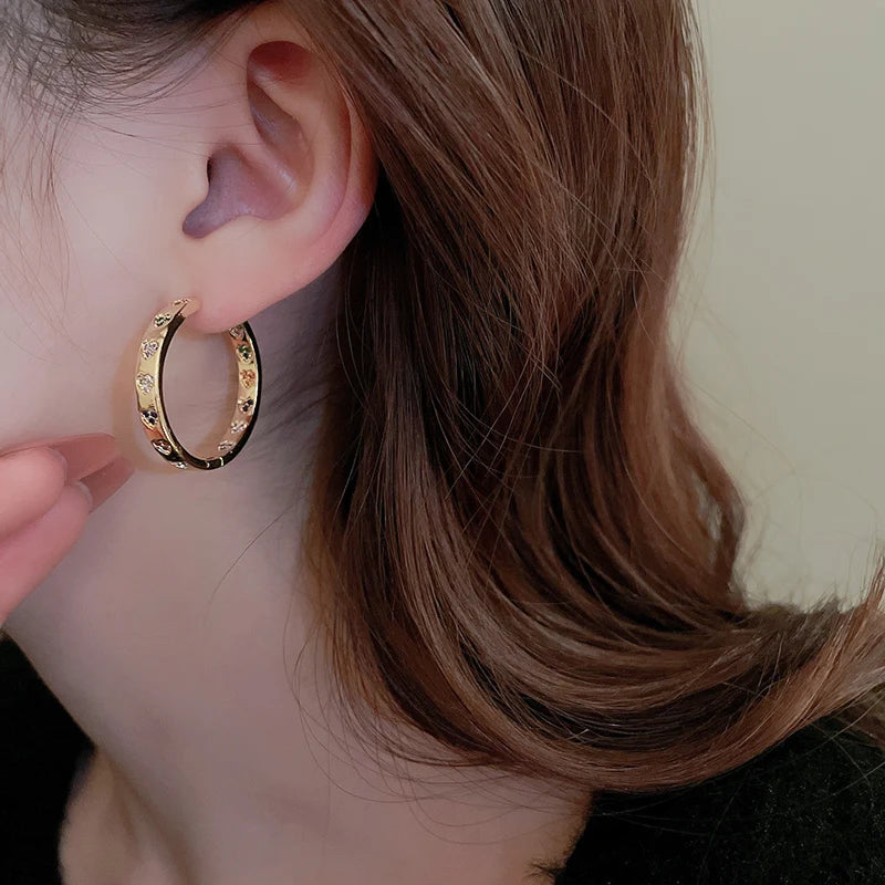 Brinco Pedras Coloridas