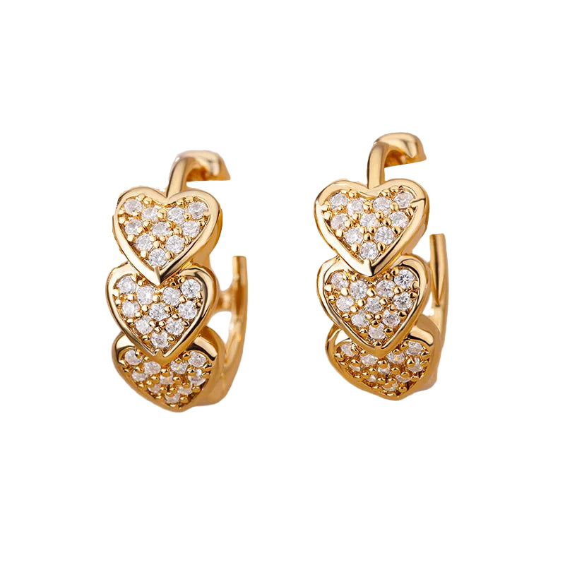 Brinco Três Corações