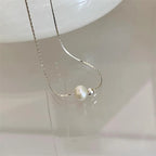 Colar Minimalista De Pérola