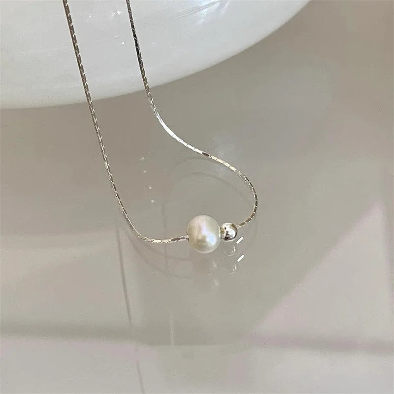 Colar Minimalista De Pérola