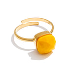 Anel Doce Brilho Quadrado