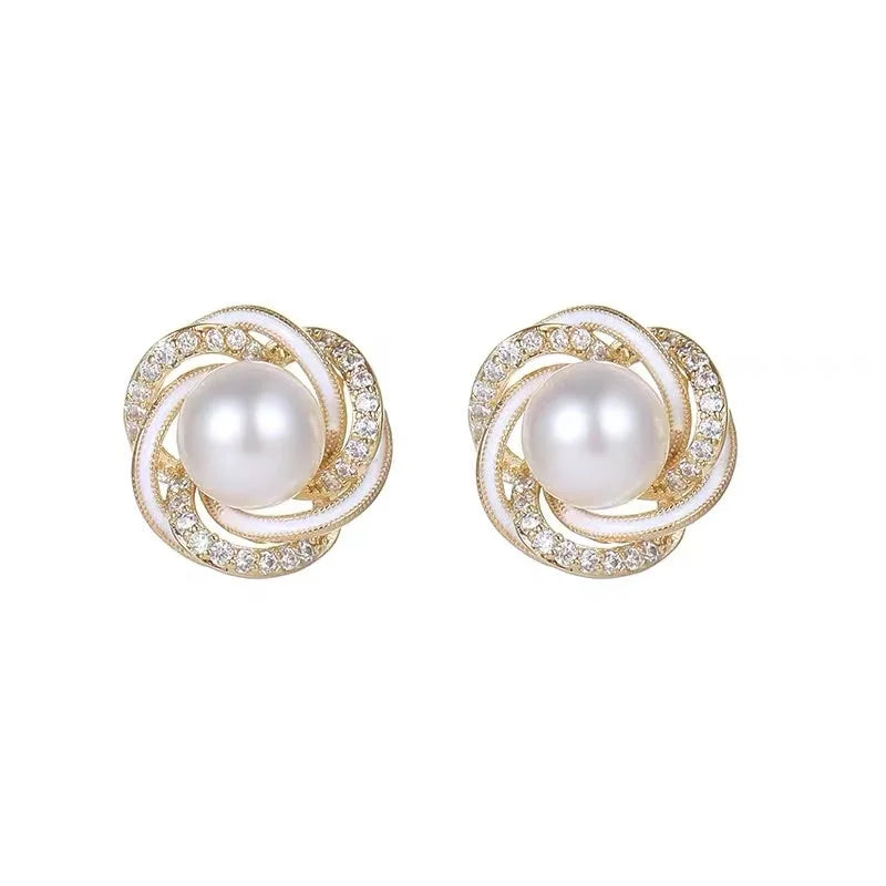 Brinco Flor De Pérola