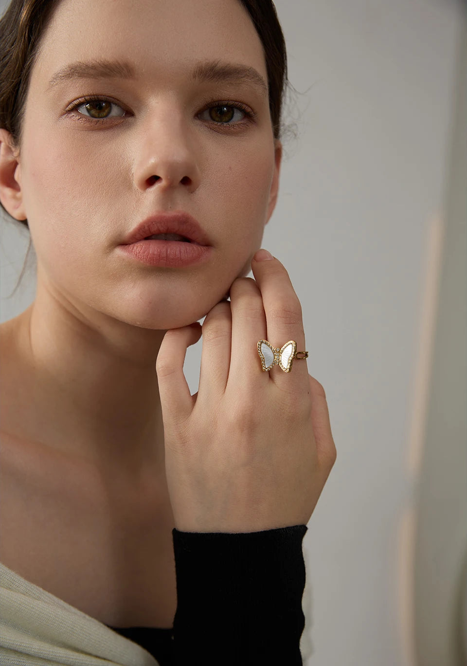 Anél Natural De Borboleta