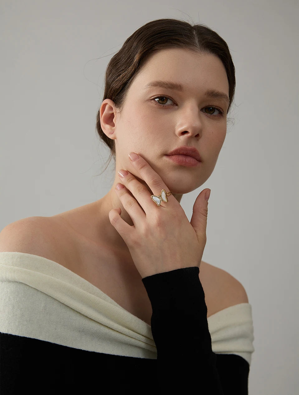 Anél Natural De Borboleta