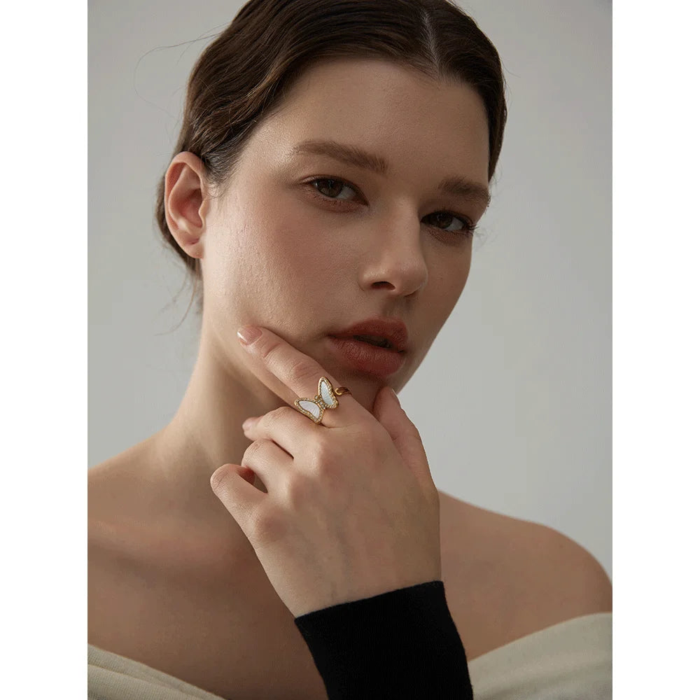 Anél Natural De Borboleta