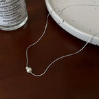 Colar Minimalista De Pérola