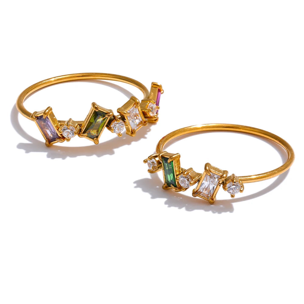 Anel Cristal Elegante