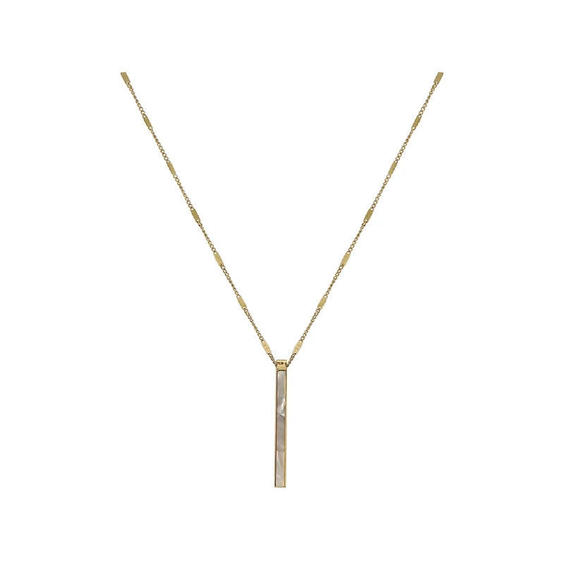 Colar Pingente Retangular