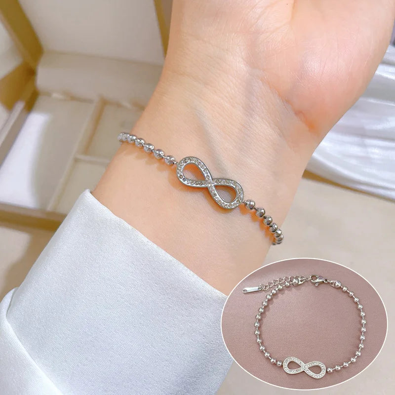 Pulseira Infinito Cravejado