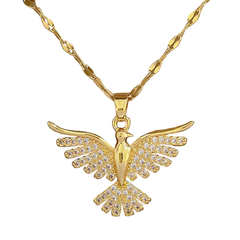 Colar Phoenix Cravejado