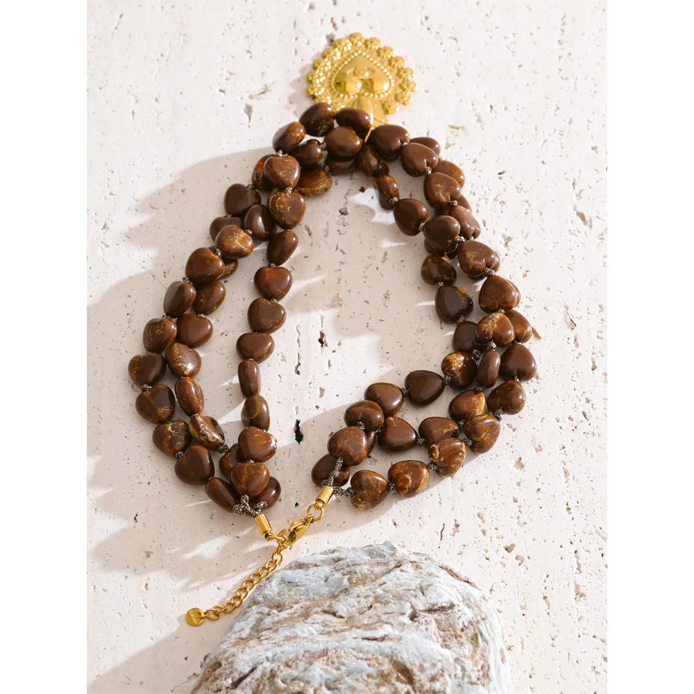 Colar horizonte Carmesim