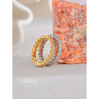 Anel Esplendor Cravejado em Zircônia